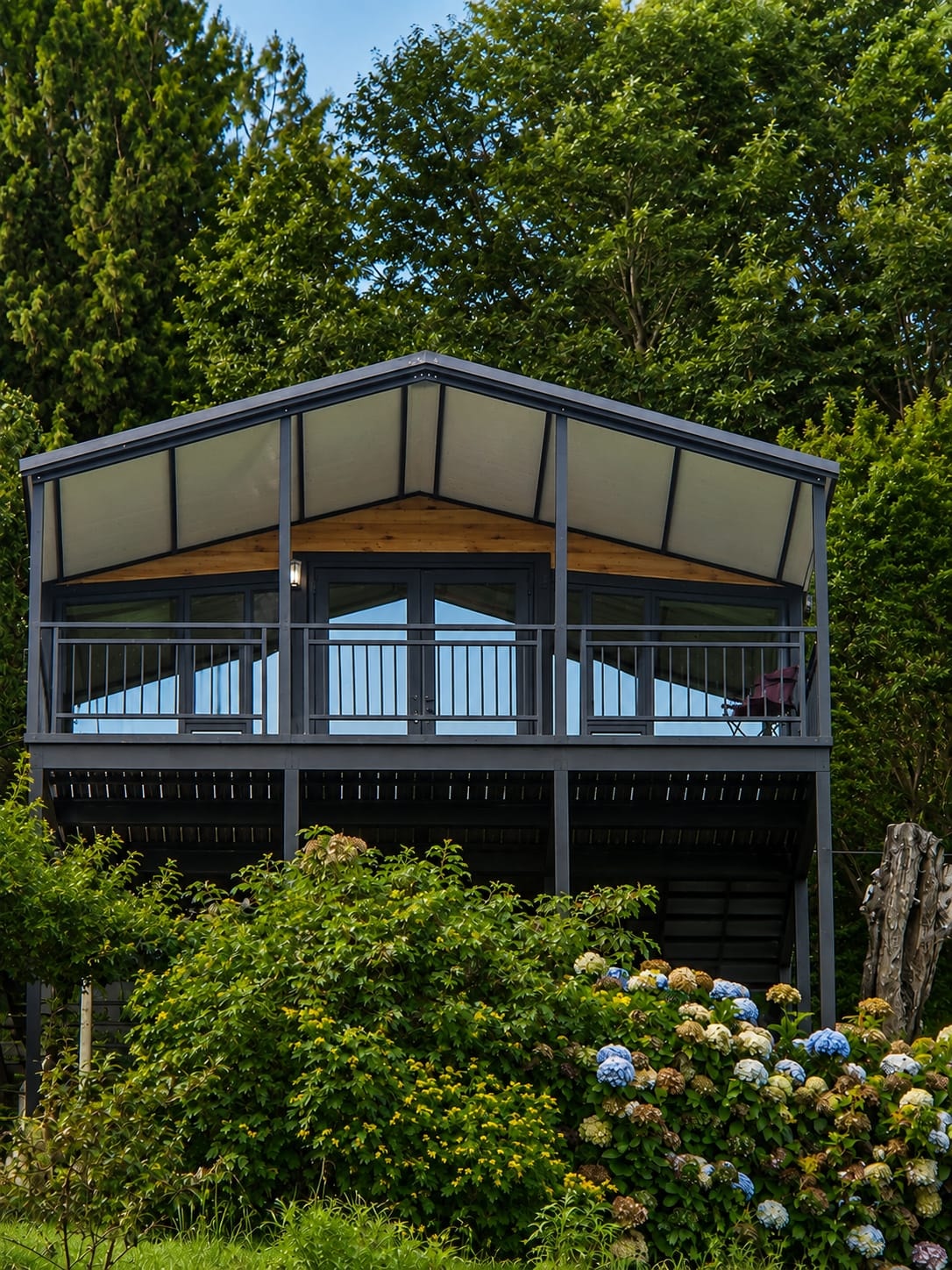 Mountain Eco Lodge — rainforest suspension bridge